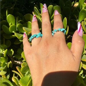 TURQUOISE CHIP RING